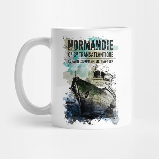 Normandie Cie Gle Transatlantique by asokabudaya